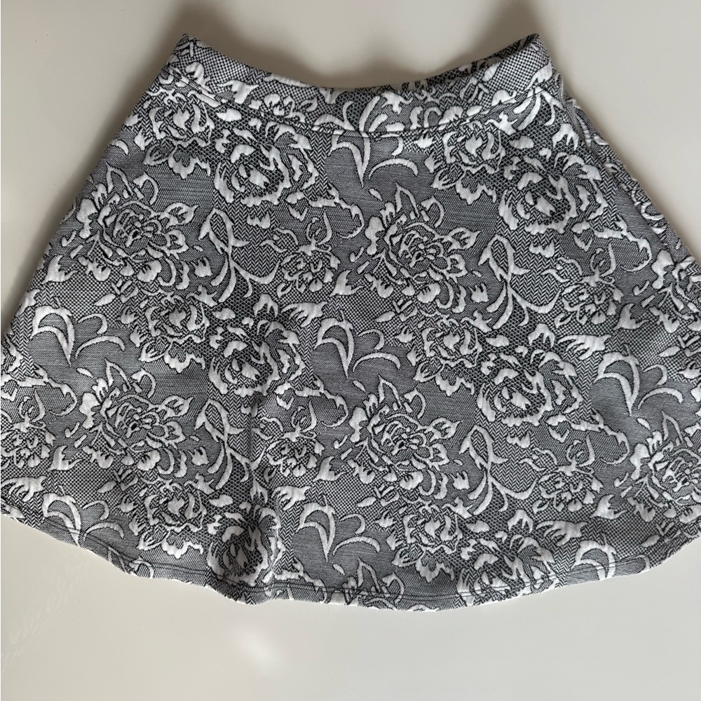 Floral Lace Skater Skirt